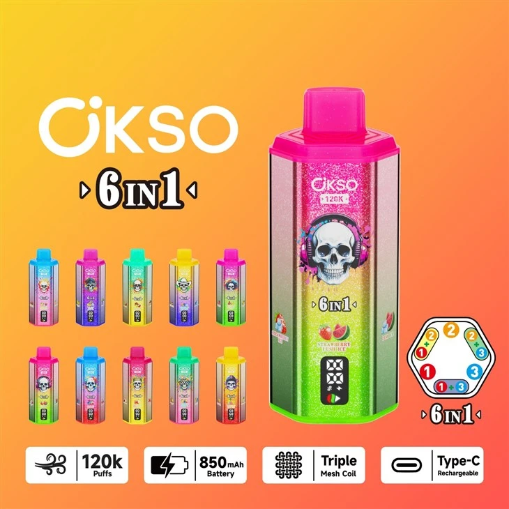 OKSO 6in1 120000 PUFF